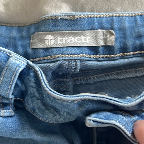 3 pairs of girls TRACTR Jean shorts size 14 - Picture 2 of 5